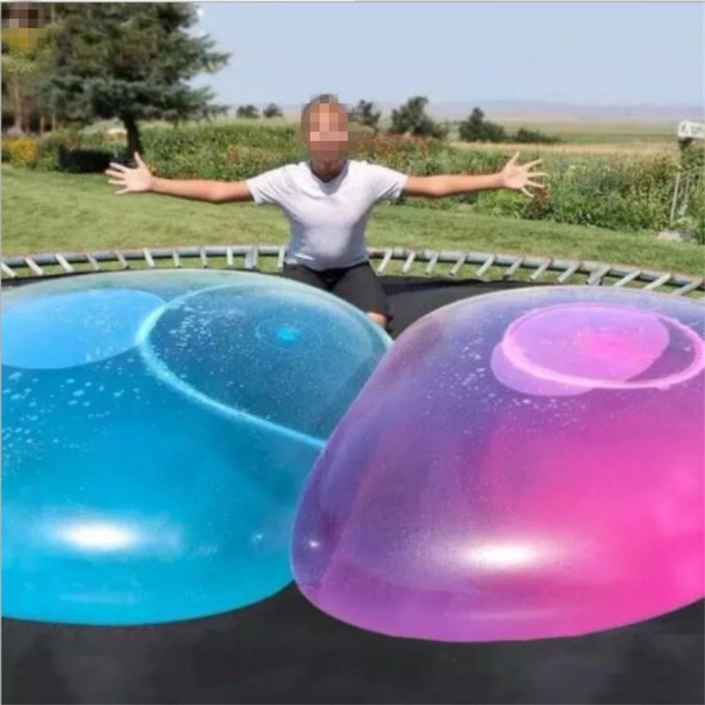 Magic Bubble Ball Balloon Funny Toy Balls Kid Transparent Bounce Round Balloons For Decorations For Children's Outdoor Activitie - Virtual Store