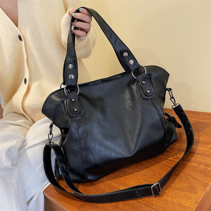 Grand sac à main en cuir souple pour femme